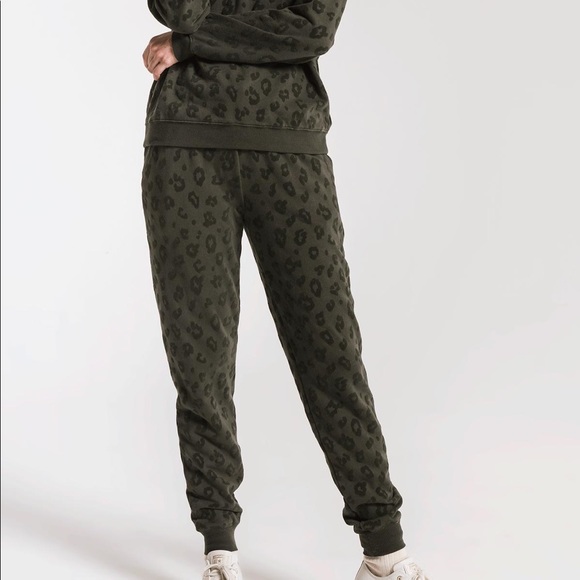 Animal Flocked Jogger - Picture 2 of 3
